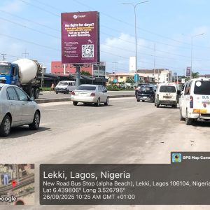 Portrait Billboard Opposite Ojomu Royal Lekki FTF AJAH 6th - 7th roundabout, Lagos