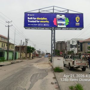 Eyecatcher Billboard Remi Olowude Street, Lekki Linking Maruwa bus stop and Coastal Road, Lagos